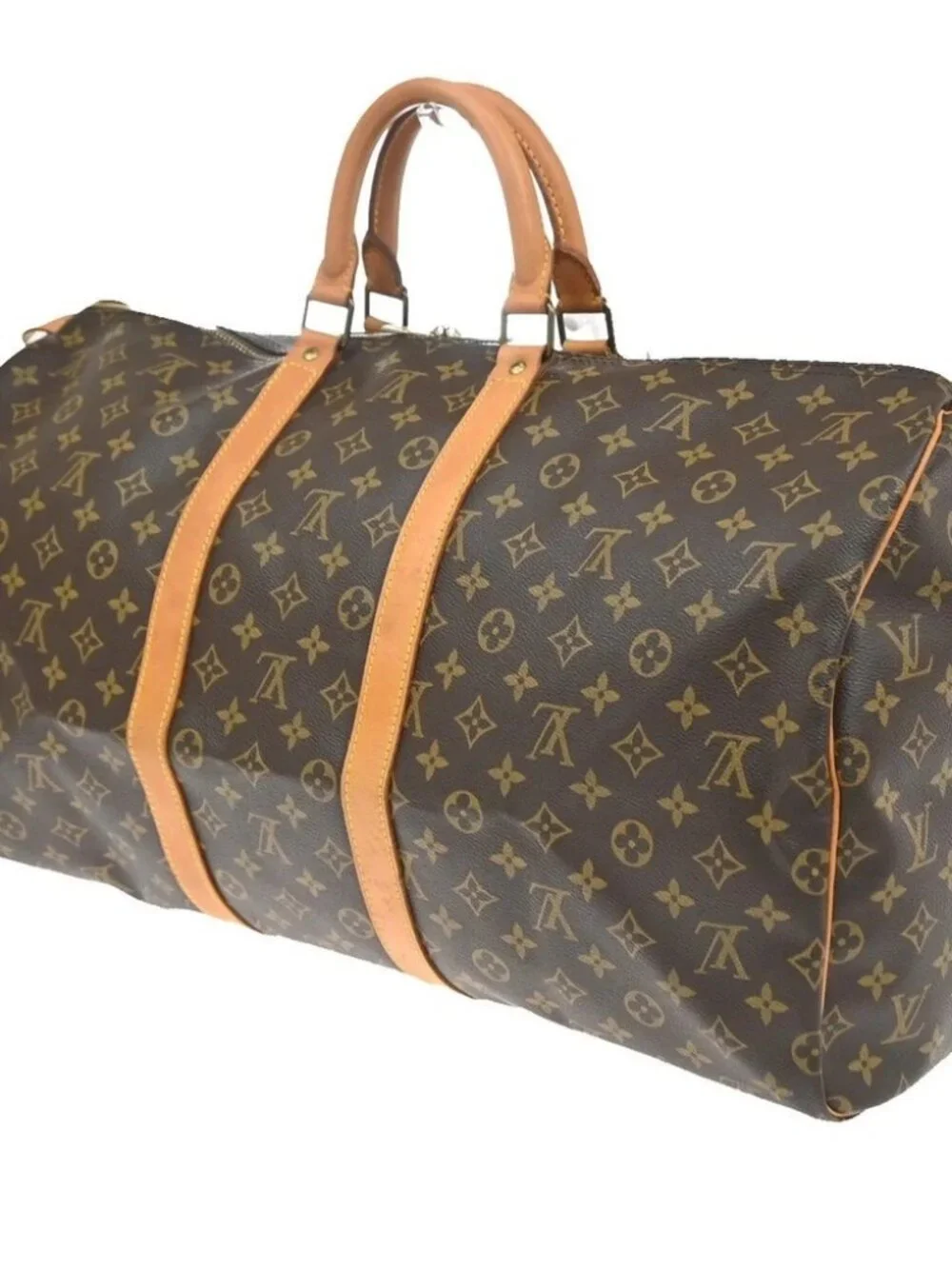 LOUIS VUITTON Keepall Bandouliere 55 2Way Hand Bag Monogram Brown